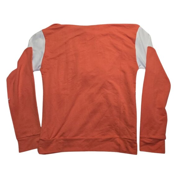 Reebok model GJ0871 pullover sweatshirt Small orange and white - Picture 3 of 6